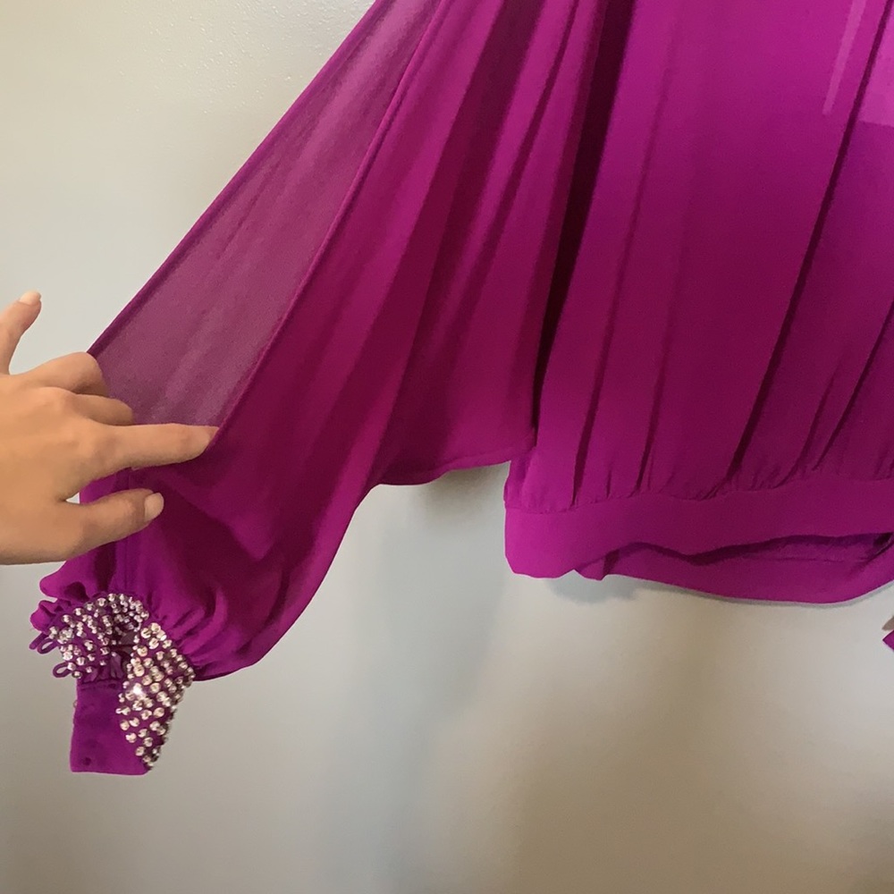 Purple Top Sequin Medium - Picture 3 of 7